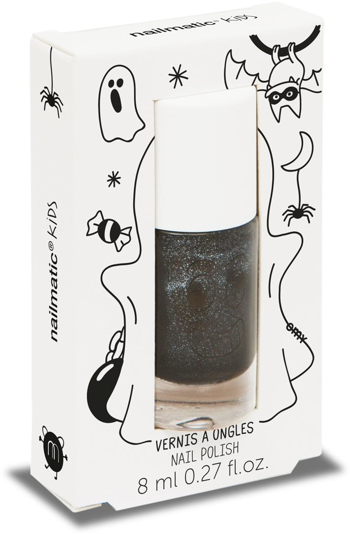 Nailmatic Kids bērnu nagu laka uz ūdens bāzes 8ml CASPER- melna CASPER