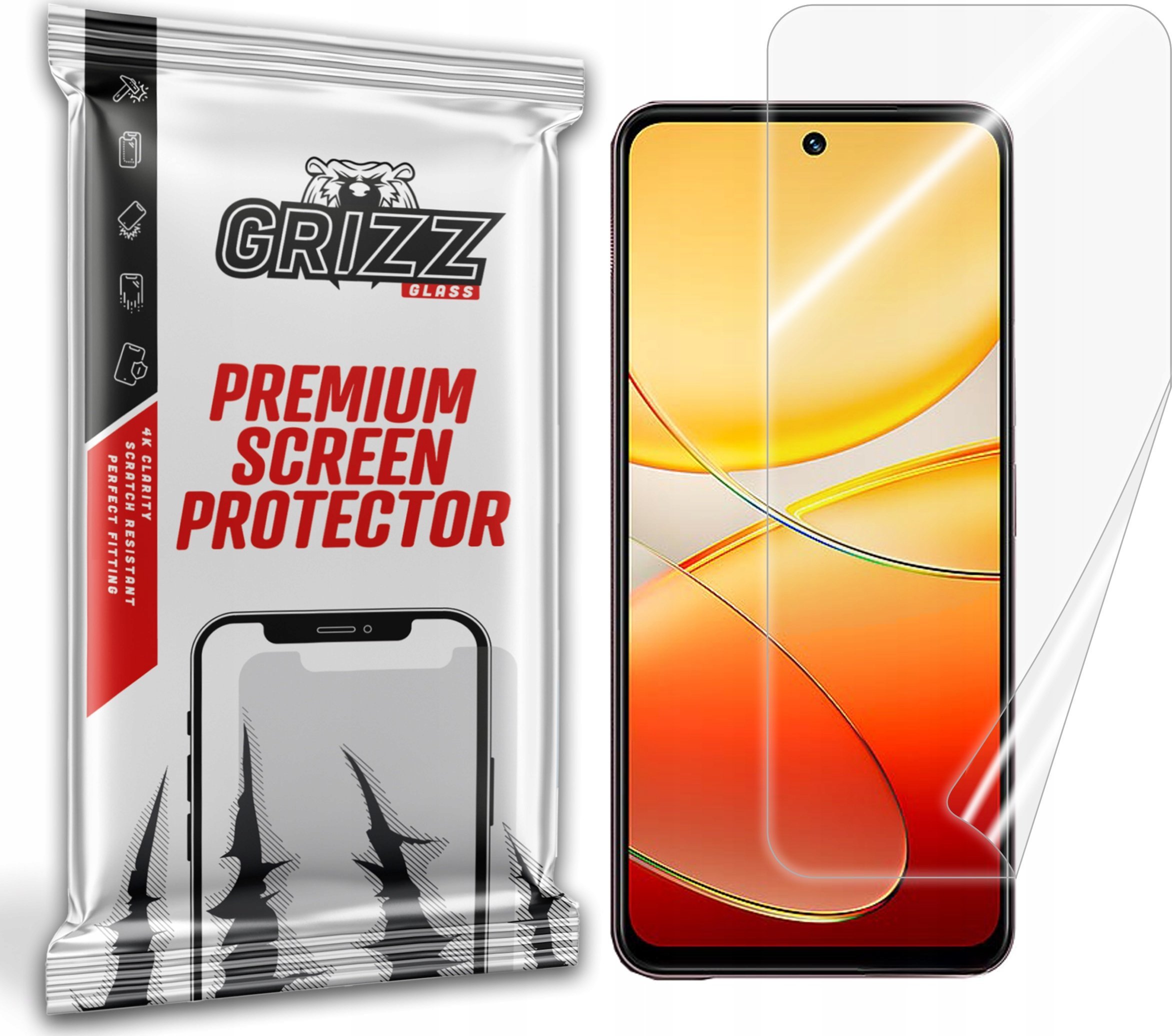 GrizzGlass Folia ceramiczna GrizzGlass CeramicFilm do Vivo T3x