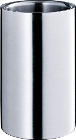 WMF Chłodziarka do wina WMF, chłodnica szampana Manhattan, matowa stal nierdzewna Cromargan, dwuścienna, H 19,5 cm, O 12 cm