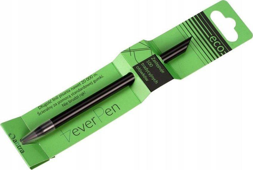 Antra Ołówek wieczny ścięty czarny