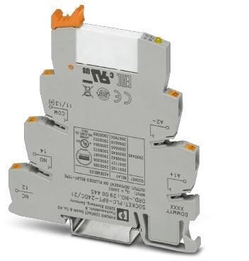 Phoenix Contact Przekaźnik interfejsowy z zaciskami push-in 1P 6A 24V DC PLC-RPT 24DC/21 2900299