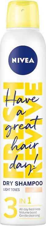 Nivea Fresh Revive Suchy Szampon do włosów 3in1 Light 200ml