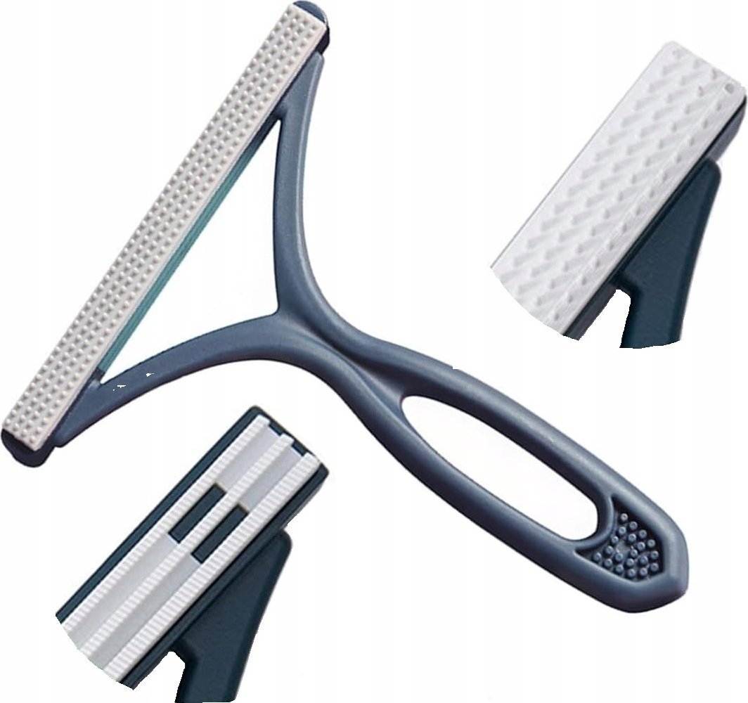 Golarka do ubrań Korbi ręczna do usuwania zmechaceń sierści szara