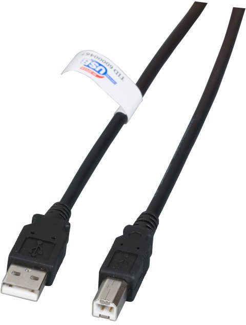 Kabel USB EFB EFB Electronics K5203.0.5 0.5m USB A USB B Male Black USB Cable (K5203.0.5)