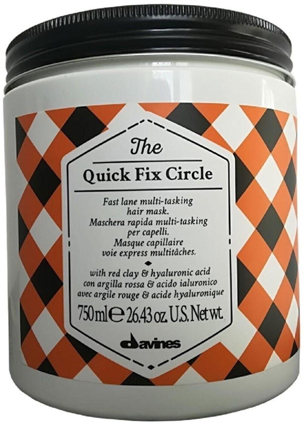 Davines The Quick Fix Circle Hair Treatment Clay Mask, Hydrating, 750 ml Unisex