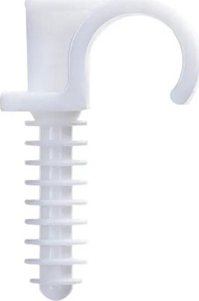 Aigostar Pojedynczy zacisk do rur z PVC ze śrubą rozporową, 16 mm Pojedynczy zacisk do rur z PVC ze śrubą rozporową, 16 mm