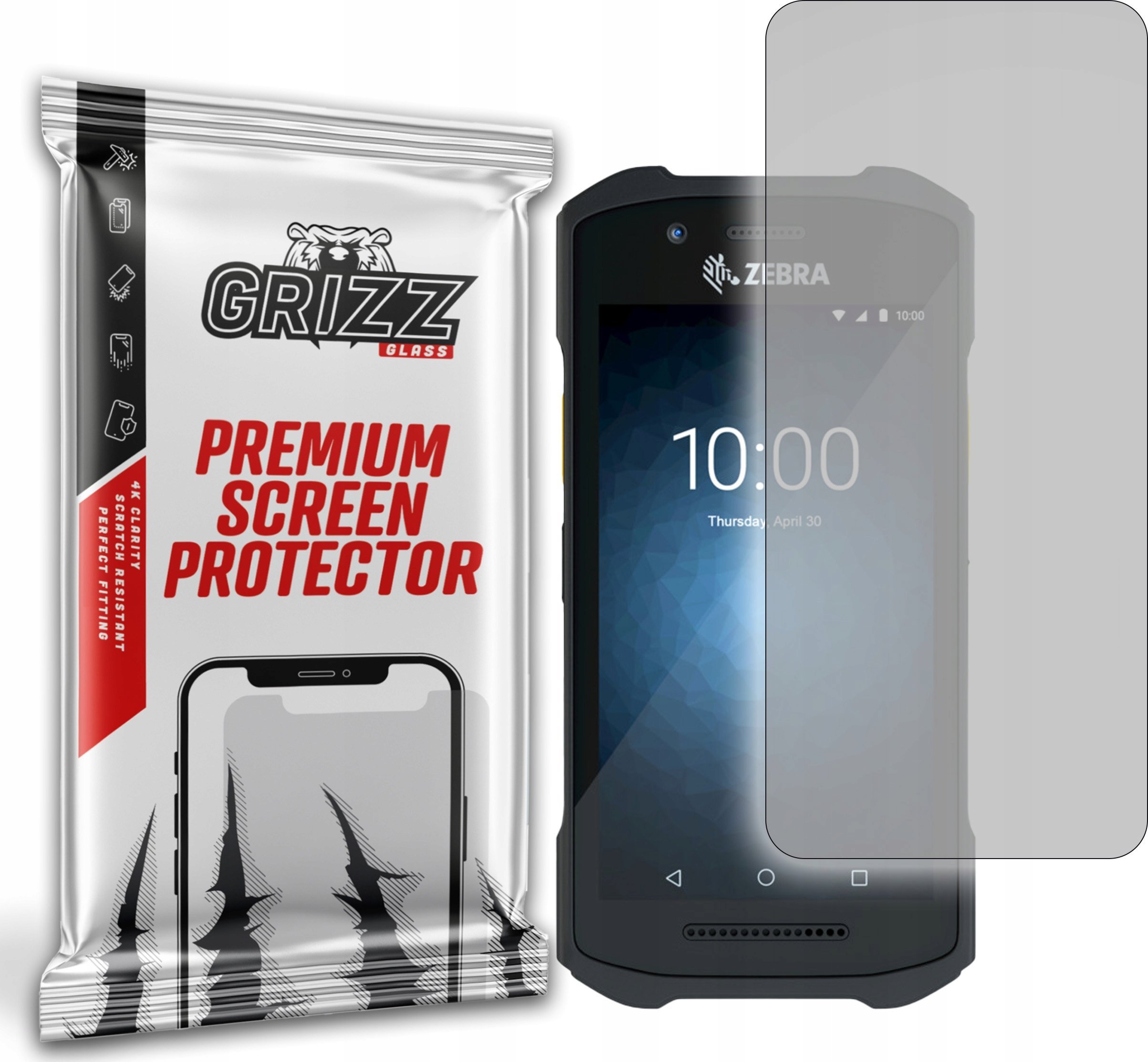 GrizzGlass Folia matowa Grizz Zebra TC26BK