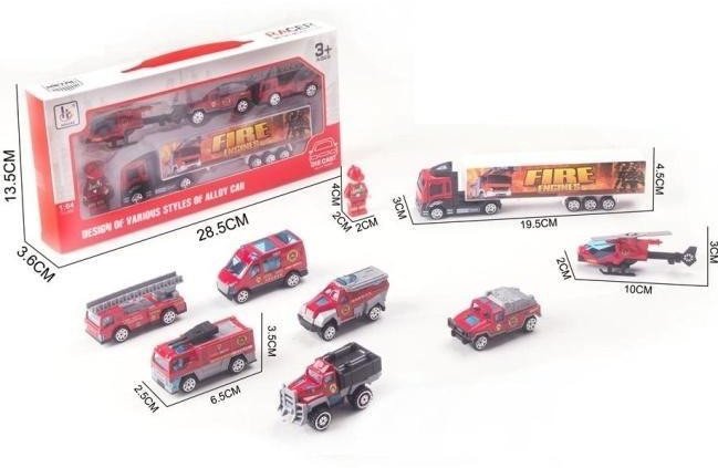 Zestaw aut metalowych