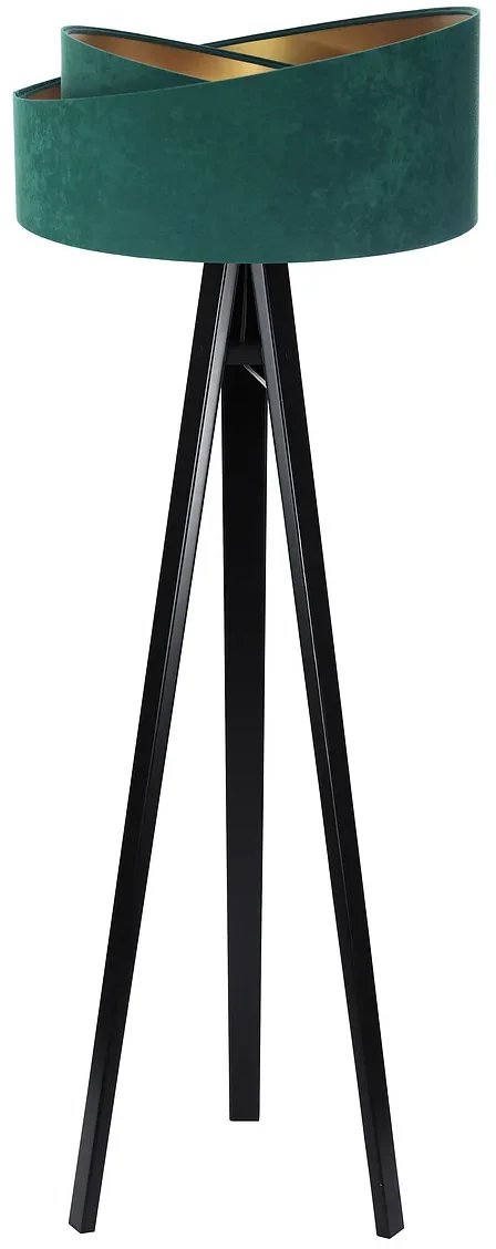 Lampa stojąca GEMSTONE zielona/czarna BPS KONCEPT