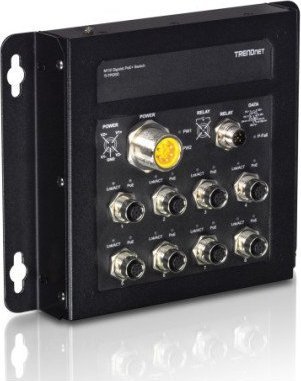 Switch TRENDnet TRENDnet Switch 8-Port Gbit Industrial PoE+ EN50155 M12