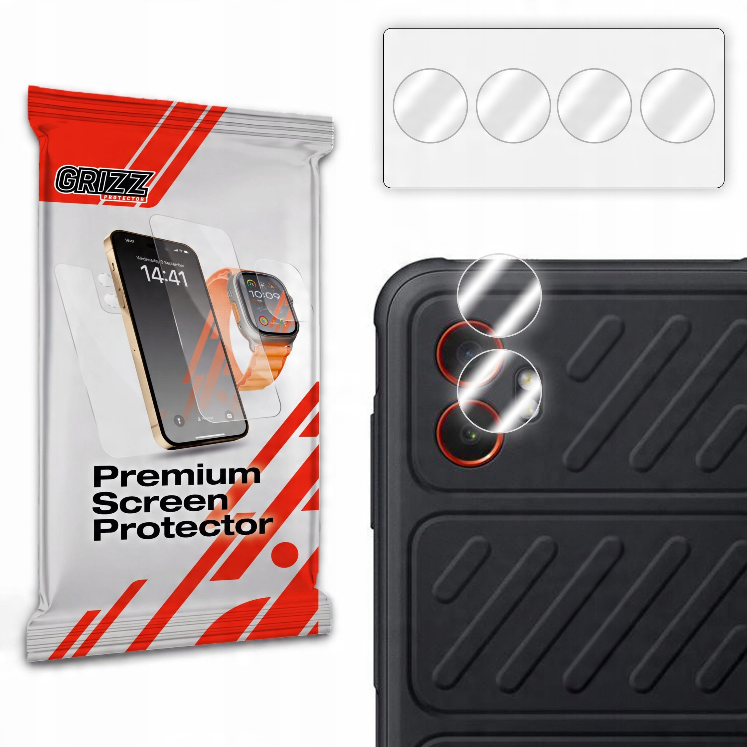 Szkło na aparat GrizzGlass HybridGlass Camera do Samsung Galaxy XCover 7 Pro