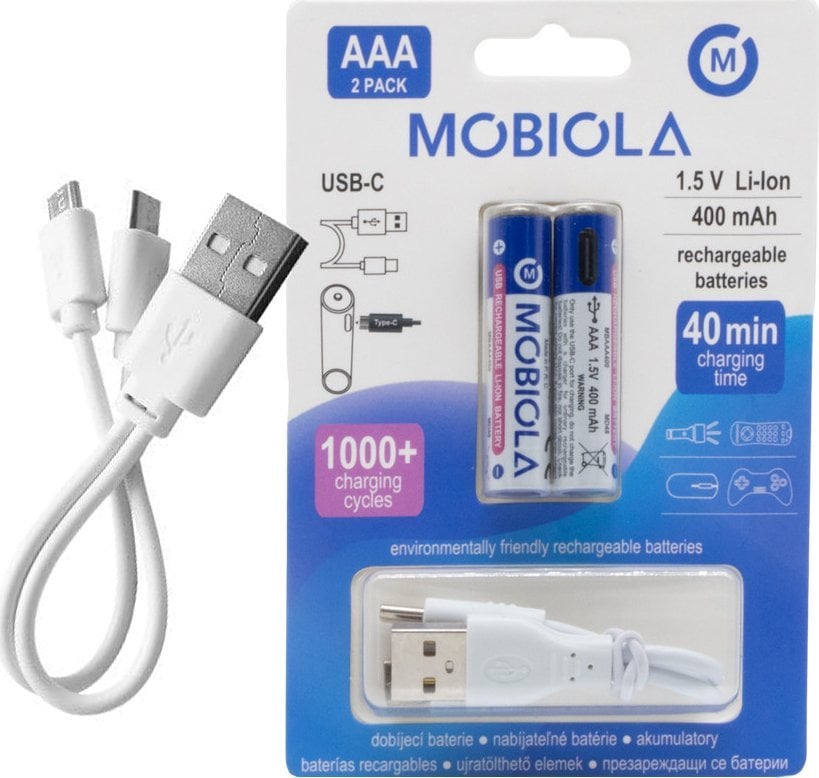 BATERIA / AKUMULATOR MOBIOLA MBAAA400 USB-C>