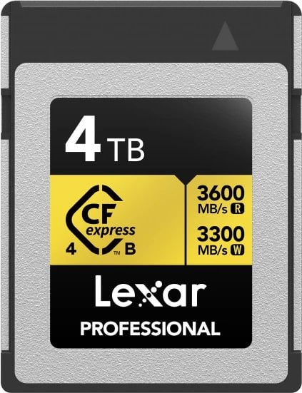 Karta Lexar Professional Gold CFexpress 4 TB (LCXEXPR004T-RNENG)
