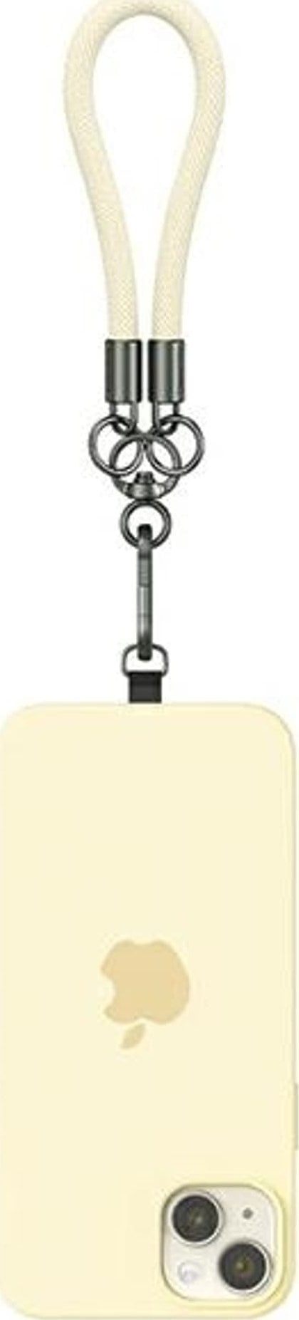 Usams USAMS Uniwersalna smycz do telefonu 30cm żółty/yellow ZB283GS05 (US-ZB283)