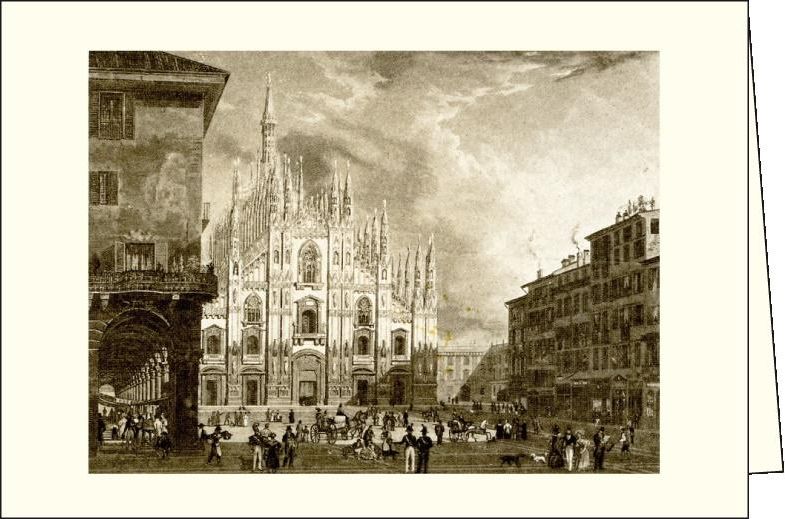 Rossi Karnet z kopertą ITW 015 Milano Piazza del Duomo 2