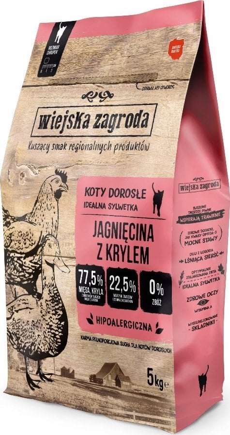 Wiejska Zagroda Jagnięcina z krylem 5kg