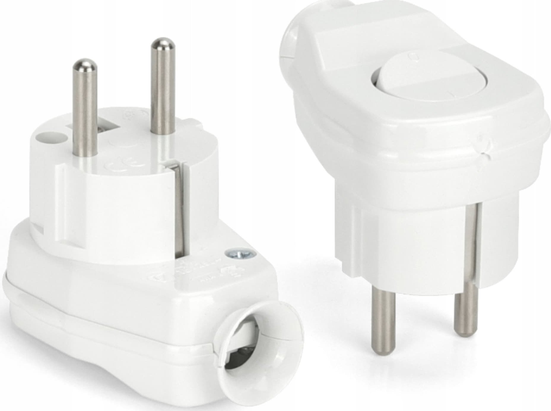 Montis Wtyczka rozbieralna kątowa z wył. WT-16U/ŁK Montis MT094-B biała