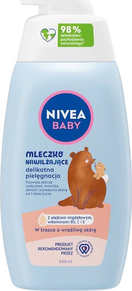 Nivea Baby mleczko nawilżające delikatna pielęgnacja 500ml