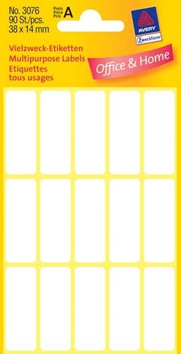 Avery Zweckform ETYK.ZF 3076 38X14 /90 SZT/ ETYKIETA