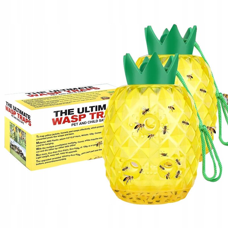 ...NoBzzz PUŁAPKA NA OSY MUCHY 2 sztuki WIELORAZOWA