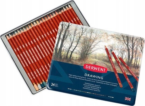 Derwent Derwent - Drawing pencils, 24 Tin /Arts and Crafts /Multi