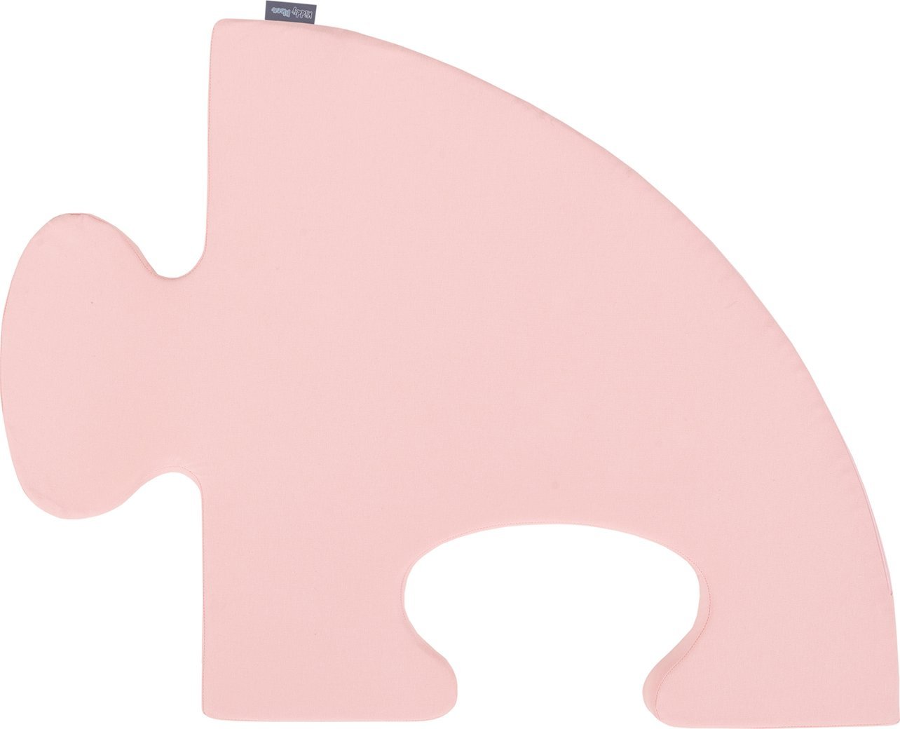 KiddyMoon Miękkie klocki 14cm sześciany: jasnoszary-różowy-miętowy 6 Zabawka klocki z pianki