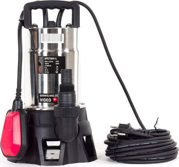 NAC Pompa Do Wody Brudnej 750W 15000l/h (SPE75HI-L)