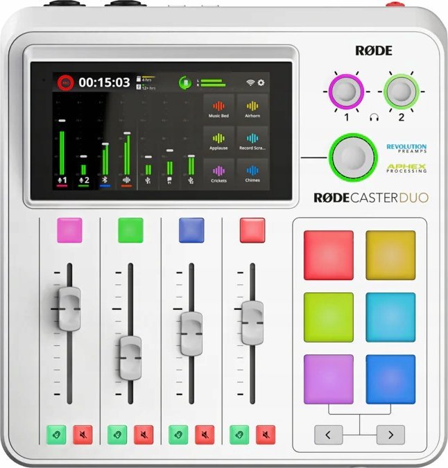 Rode Rode RodeCaster DUO - Audio Production Studio - White Edition