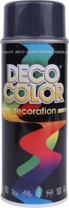 DECO COLOR Farba w sprayu antracyt do metalu drewna 7016 Decoration