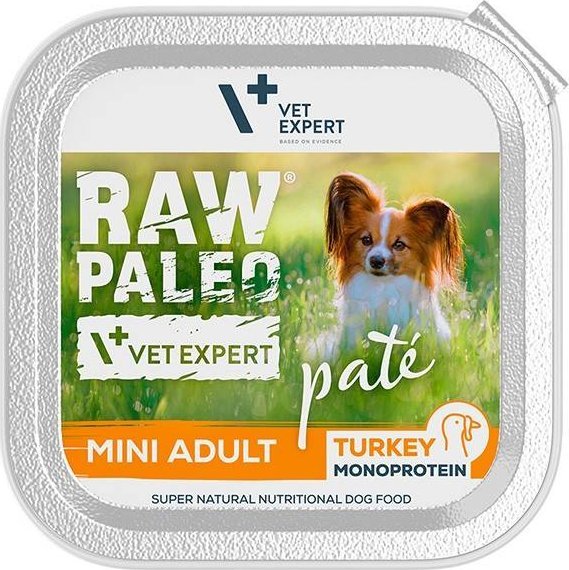 Raw Paleo Vetexpert RAW PALEO PATE MINI adult turkey 150g - indyk tacka