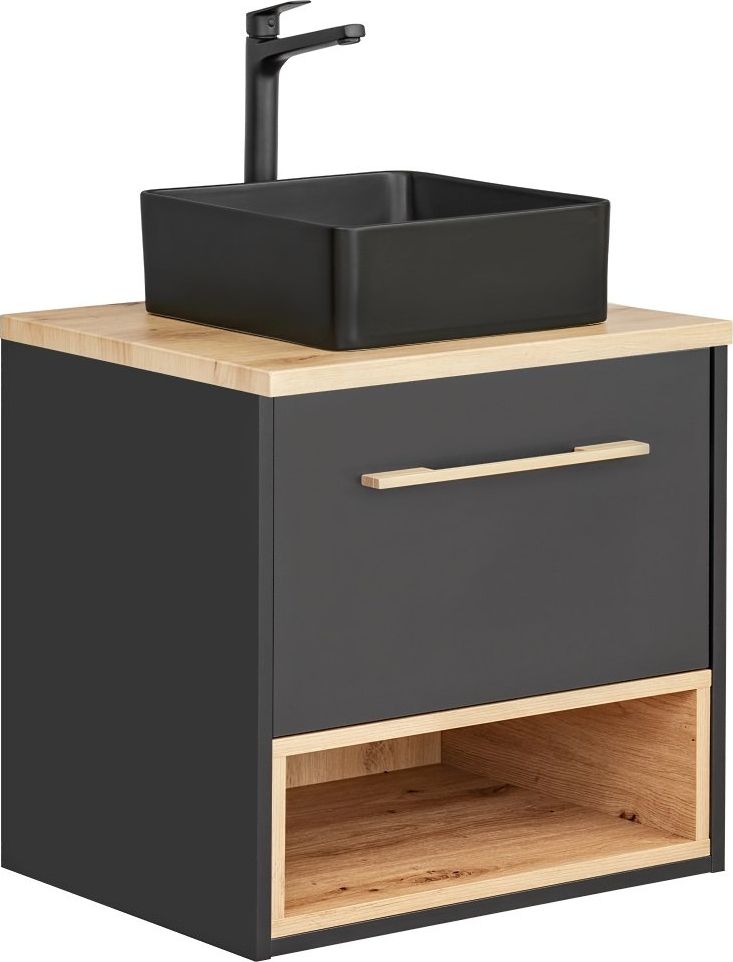 Comad Szafka pod umywalkę nablatową BORNEO COSMOS 820 grafitowa