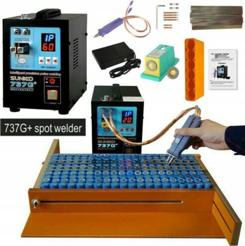 Rosfix ZGRZEWARKA IMPULSOWA SPAWARKA PUNKTOWA DO AKUMULATORÓW OGNIW SUNKKO 737G+