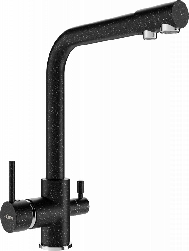 Bateria kuchenna Mexen Duero stojąca czarna nakrapiana