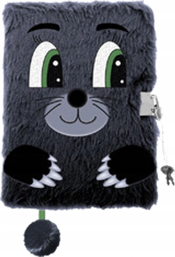 MAJEWSKI Pamiętnik z kłódką włochacz krecik A5 96 kartek