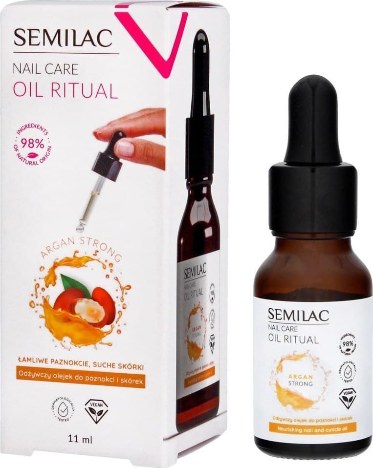 Semilac SEMILAC Nail Care Oil Ritual Odżywczy Olejek do paznokci i skórek 11ml