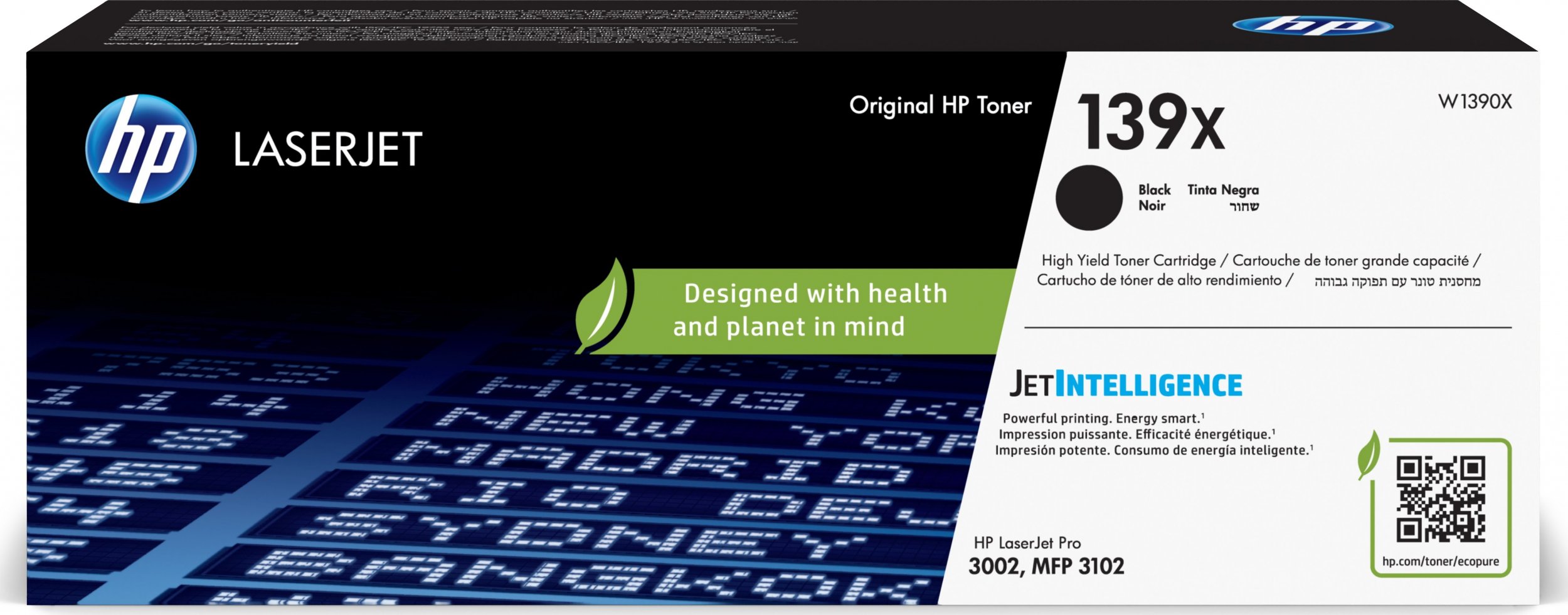 Toner HP 139X Black Original (W1390X)