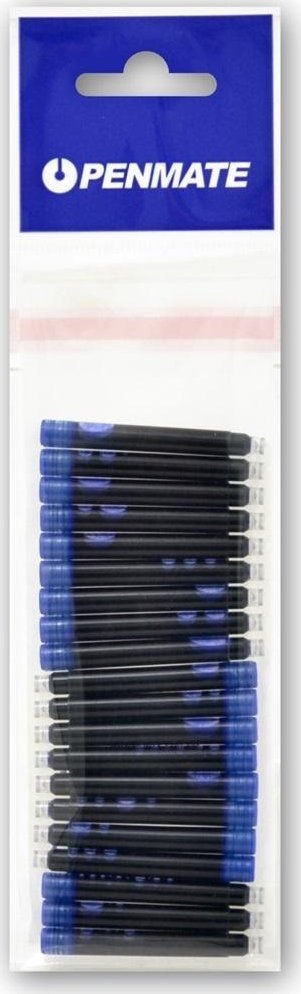 Naboje atramentowe Virtuo niebieski 20szt PENMATE