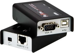 Adapter AV Aten D-Sub (VGA) - D-Sub (VGA) czarny (CE100-A7-G)