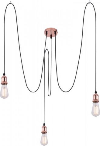 Lampa wisząca Globo Minimalistyczna lampa wisząca do wysokiego pokoju Globo OLIVER pająk A32-3