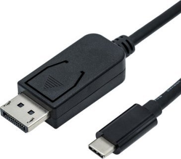 Adapter USB Roline Kabel adaptera ROLINE USB typu C - DisplayPort, v1.2, M/M, 2 m