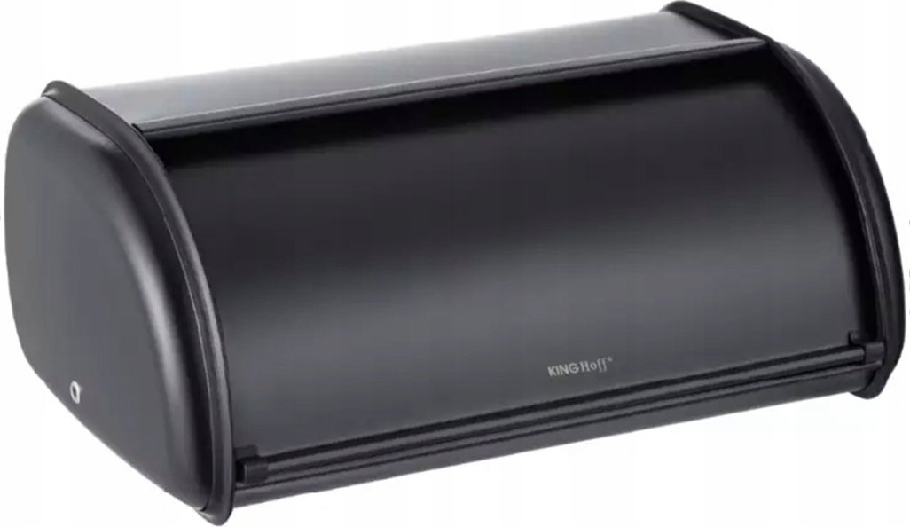 Chlebak KingHoff CHLEBAK STALOWY 44CM MATOWY CZARNY KINGHOFF KH-1834