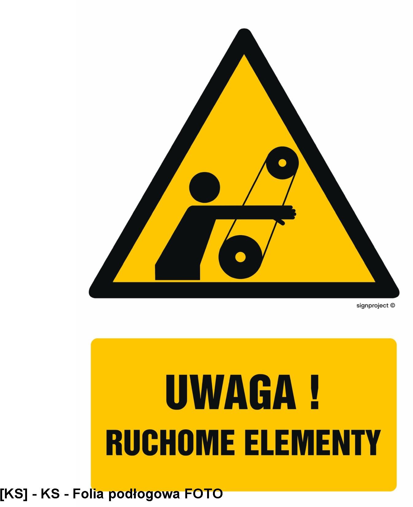 GF060 - Uwaga! Ruchome elementy 300x450