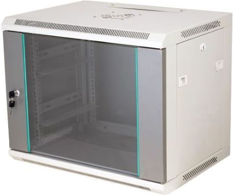 Szafa Q-Lantec Wisząca 19" 6U (SW-6U-600-450-N-DSJ-OP-RP-B-S)