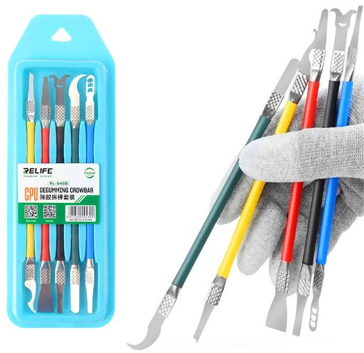 Zestaw Otwieraków Skrobaków do Usuwania Kleju Separacji RELIFE RL-049B