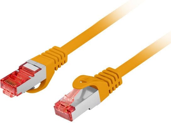 PATCHCORD KAT.6 S/FTP LSZH CU 10M POMARAŃCZOWY FLUKE PASSED LANBERG