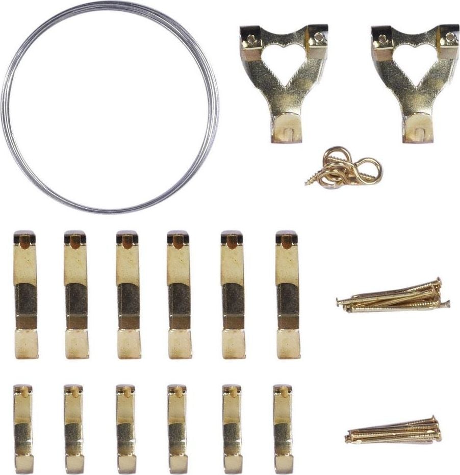 Home Styling Collection Haczyki do wieszania obrazów zdjęć ZESTAW 37 el.