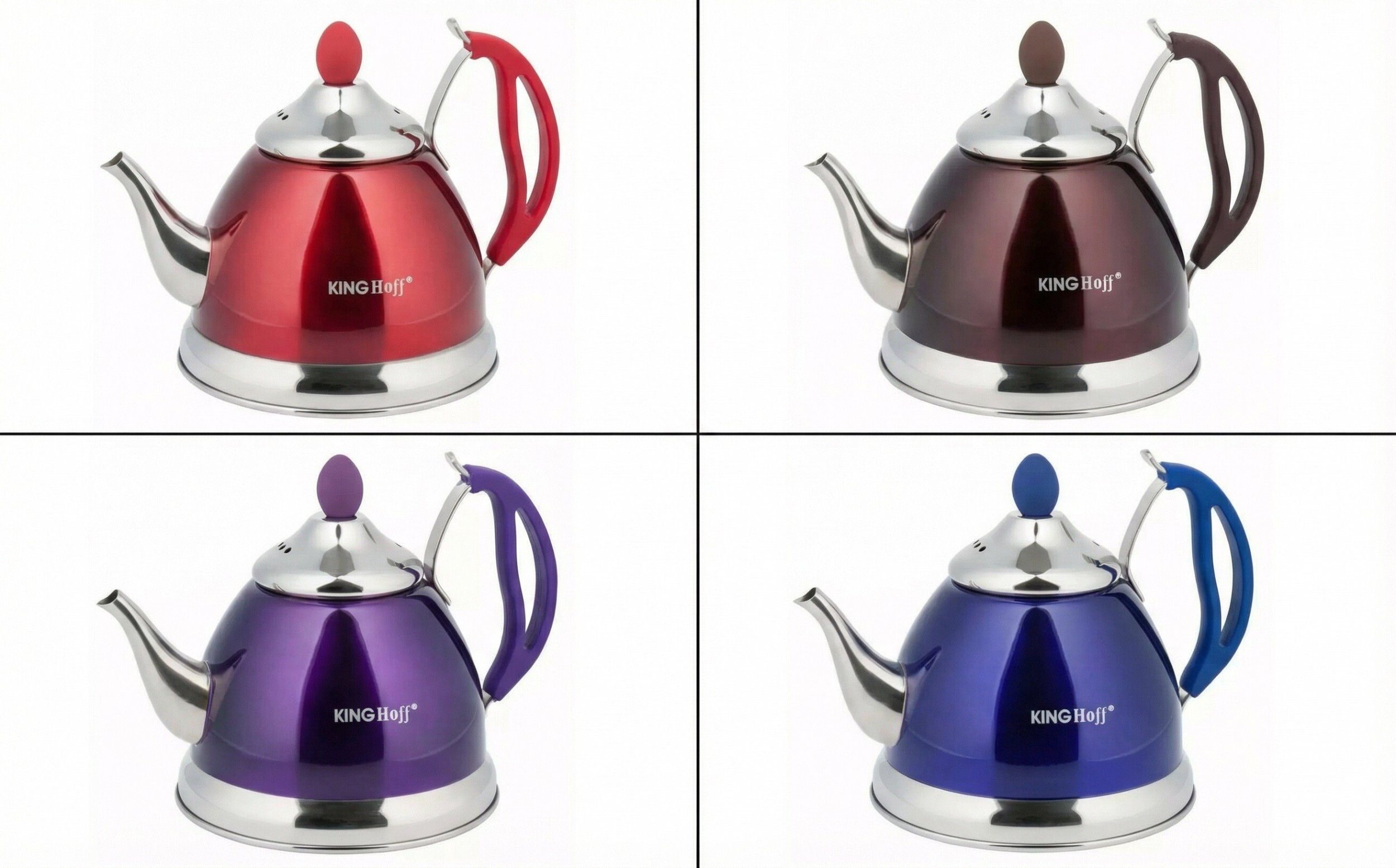 Zaparzacz do herbaty 1 L czarny KH-3762 mix kolorów