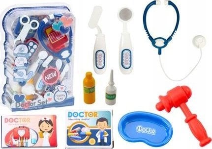 LeanToys Dziecięcy Zestaw Medyczny Mały Doktor 15 elementów