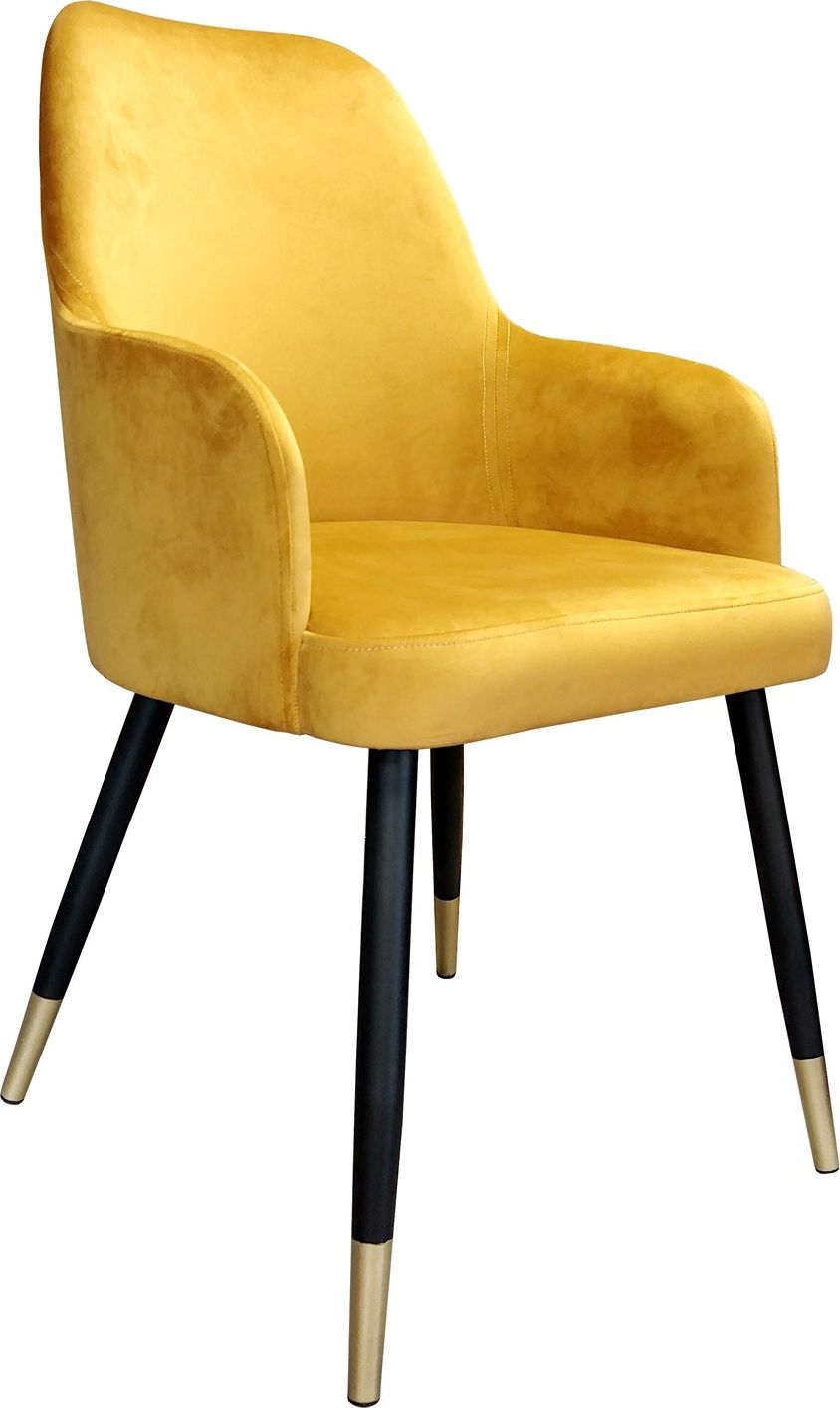 Atos Krzesło WESTA noga czarna/złota MG15