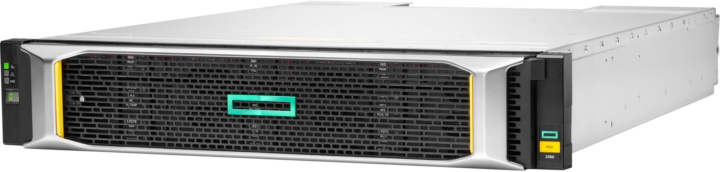 HPE MSA 2060 10Gb iSCSI LFF Storage, 12 Slot LFF (3.5") Chassis, 2x 4-port 10/25G SFP28 iSCSI Controller, SFPs/DAC Kabel sind NICHT enthalten, Garanti